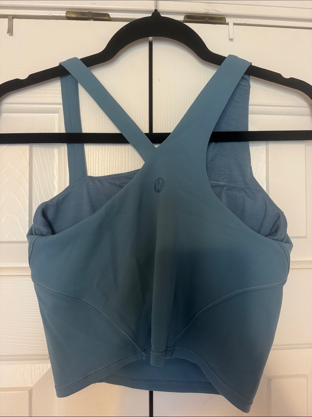 Lululemon Everlux Asymmetrical Tennis Tank Top - Utility Blue - Picture 2 of 2